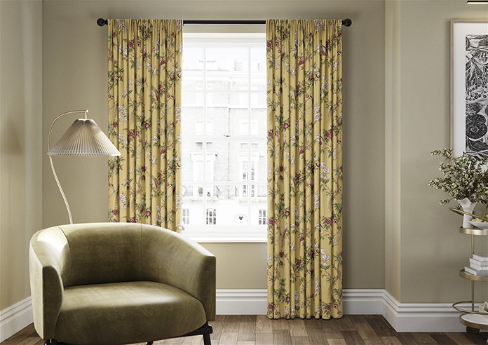 Orientalis, Saffron - Made to Measure Curtains - Image 3